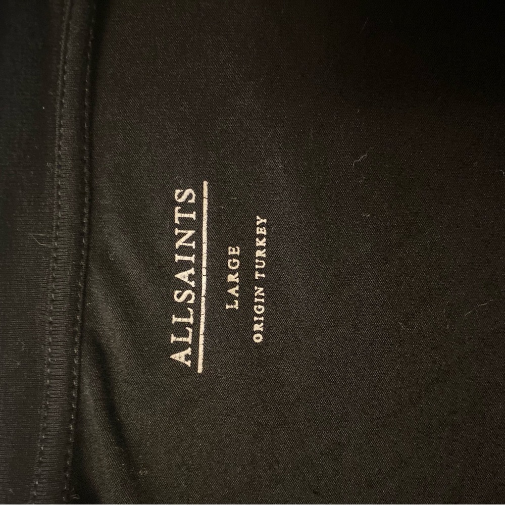 All Saints Black Sleeveless Women's Top L - Picture 4 of 5